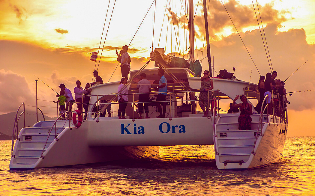 เรือ Kia Ora เรือยอร์ชหรู บนเกาะสมุย จ.สุราษฎร์ธานี